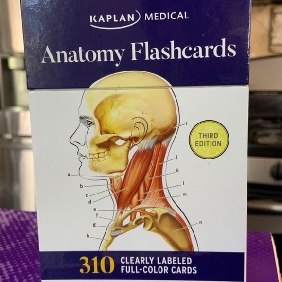 Kaplan Office Anatomy Flash Cards Poshmark